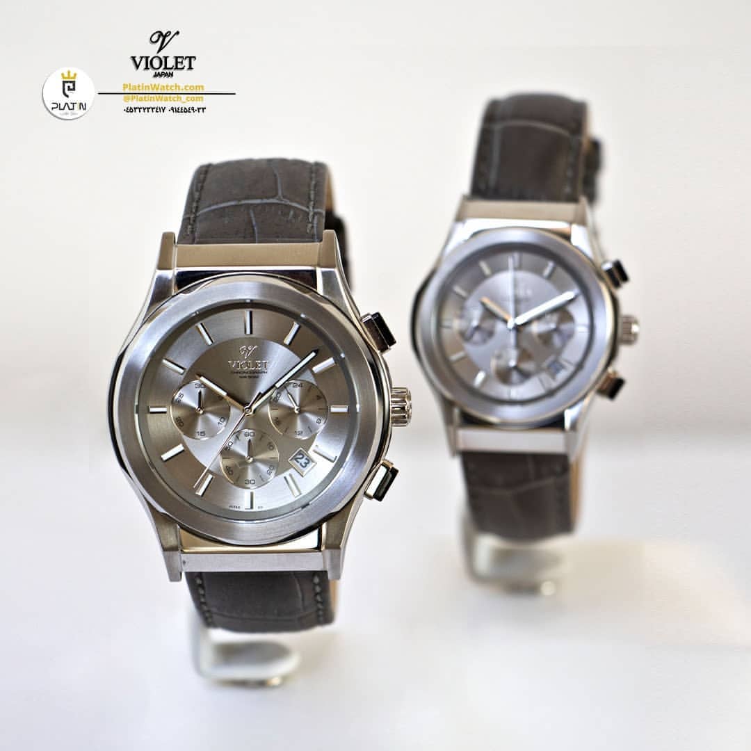 قیمت و مشخصات ساعت مچی ست برند ویولت مدل 0515/2 - پلاتین واچ