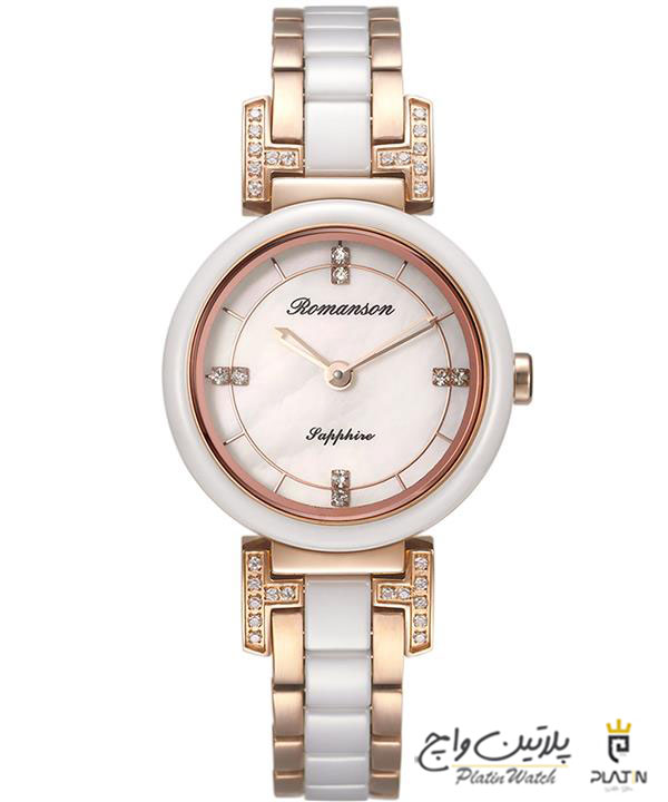 ساعت مچی زنانه برند رومانسون مدل RM8A10QLRRM1R1-W
