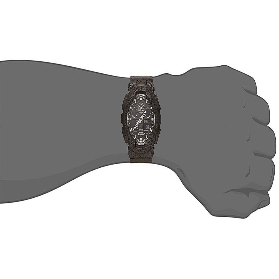 ساعت مچی عقربه ای مردانه برند کاسیو سری جی شاک مدل GA-100CG-1ADR