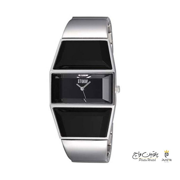 ساعت مچی زنانه مدل ST47016/BK نقره ای مشکی استورم