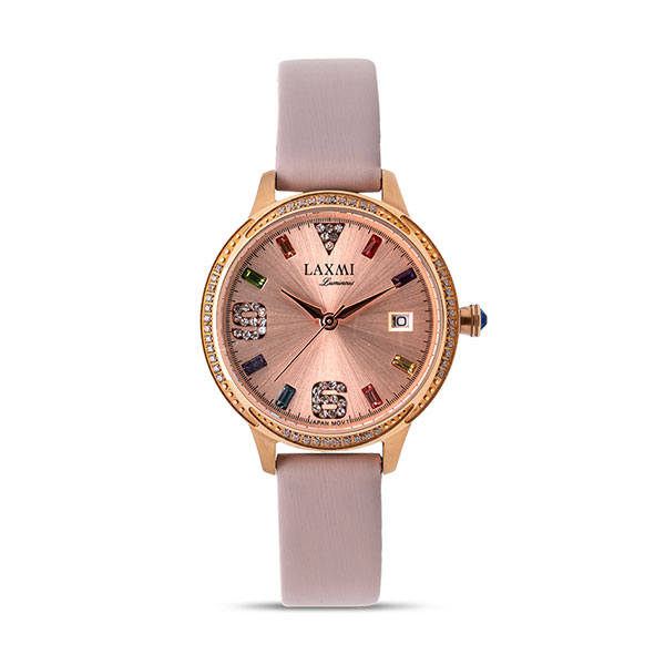 ساعت مچی زنانه برند لاکسمی مدل 8080