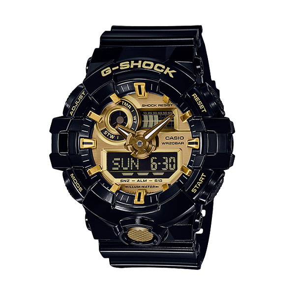 ساعت مچی عقربه‌ ای مردانه برند کاسیو سری جی شاک مدل GA-710GB-1ADR