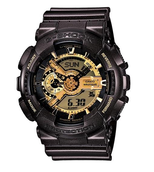 ساعت مچی عقربه ای مردانه برند کاسیو سری جی شاک مدل GA-110BR-5ADR