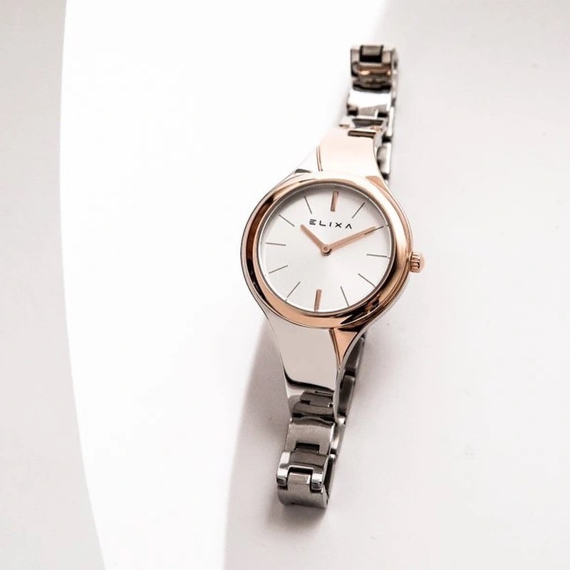 ساعت مچی عقربه ای زنانه برند الیکسا مدل E112-L451